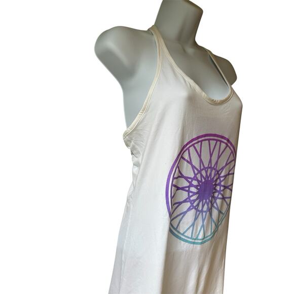 Soulcycle X Nike Get Fit Tank Top With Ombre Wheel Size Small - Picture 3 of 8